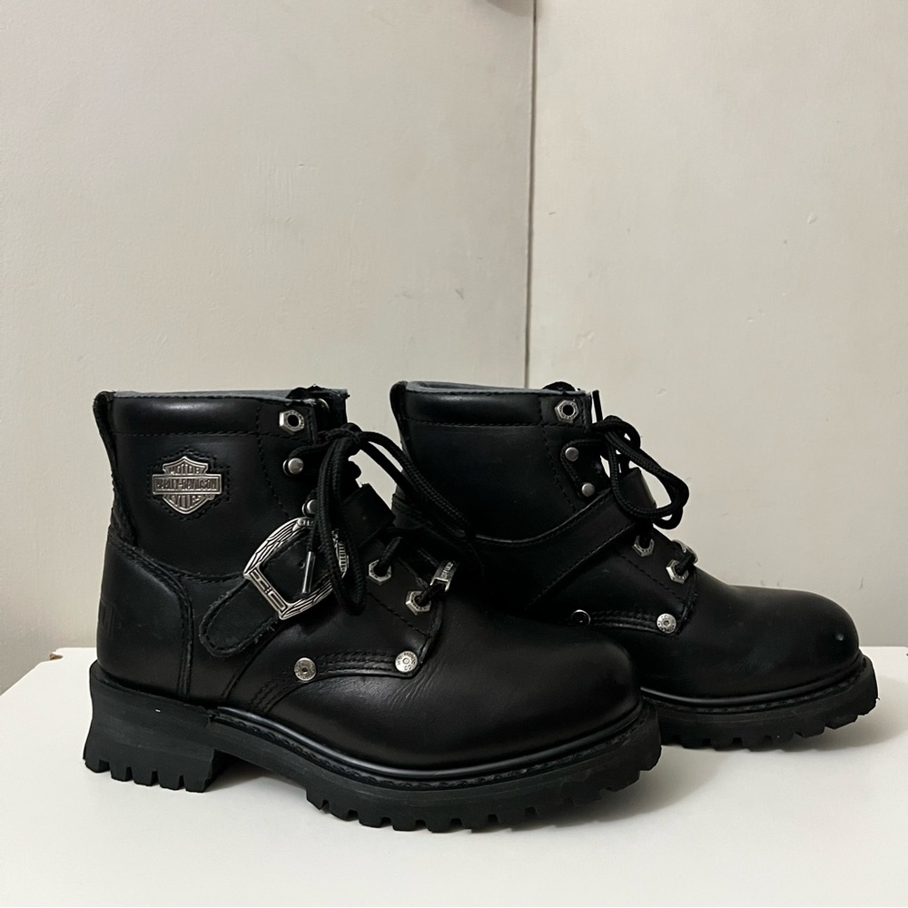 Harley Davidson Faded Glory Moto Boots Women’s 
Size 5.5